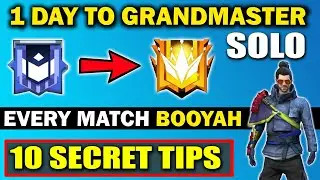 How To Reach Grandmaster Solo || Free Fire Rank Up Fast Hindi Solo || Free Fire Rank Push Tips Hindi