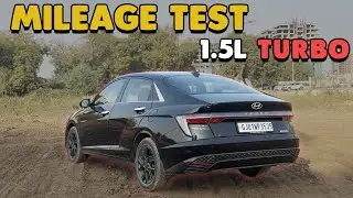 Hyundai Verna 1.5 Turbo Mileage Test | Verna Turbo Petrol Mileage 😱
