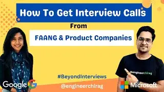 How to get interview calls from product based companies & FAANG? | Beyond Interviews🚀 | Ep-1