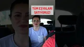 Tüm eşyalarımızı satıyoruz.  Videonun tamamı @filiziledeniz kanalında