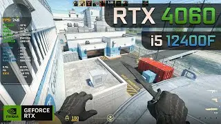 Counter-Strike 2 | RTX 4060 8GB + i5 12400F | 1080p High, Low Settings