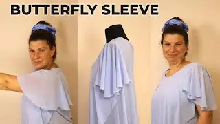 How to sew a Butterfly Sleeve [So Easy]