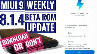 Redmi 4 | MIUI 9 8.1.4 Weekly Beta Rom Update Full Review, Features | Full Change Log | In Hindi