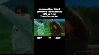 masked rider black then vs now epic transformation 