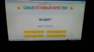 САМЫЙ ГРАНДИОЗНЫЙ ОПРОС 2019 ЧТО ЗА ФИГНЯ?