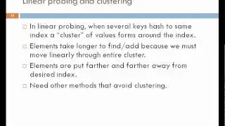 Hash Tables Part 2