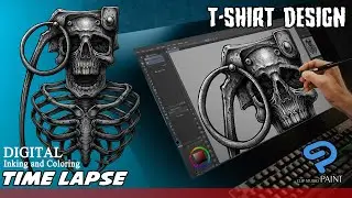 T-shirt design  #drawing #CrossHatching #illustation
