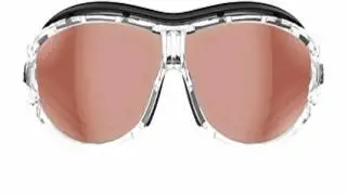 Adidas A12700 6069 Transparent Black Evil Eye Pro S Wrap Sunglasses Cricket
