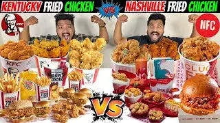 KFC KENTUCKY FRIED CHICKEN vs NASHVILLE FREID CHICKEN😱 Best Fried Chicken😍 (Ep-727)