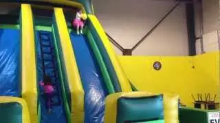 Kid falls down slide FAIL