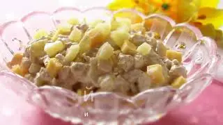 Салат Дамский из курицы