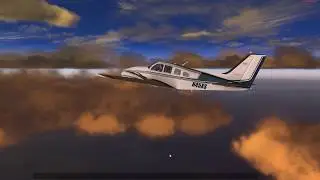 X Plane 11:A bit of Flyin':Lovely Clouds!