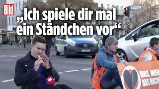 BILD-Reporter nervt Klima-Chaoten zurück