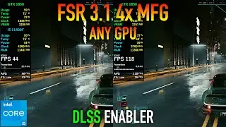 How to Install FSR 3.1 4x Multi Frame Generation MOD in Any GPU - Massive FPS Boost