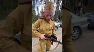 Настоящий ППШ переделанный под пневматику