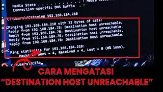 how to solve destination host unreachable