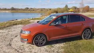 Шкода Рапид 1.6 МТ, обзор, тест драйв, разгон.