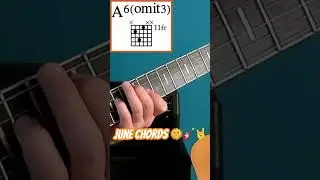 June Chords #guitaristsofyoutube #guitar #chords