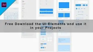 How to Download UI Elements | UI Kits Free for Adobe XD 2018