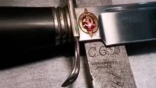 Гравировка на клинке ножа