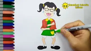 Como desenhar a Chilindrina 🤓 👉 CHAVES do 8 👈 EM DESENHO passo a passo, fácil e rápido✅