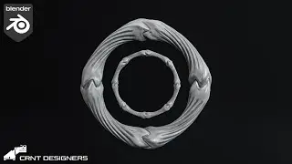 NH21 _ how to model this ring design _ blender modeling
