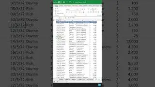 Excel Tips for Inserting Multiple Rows at once in Data! 🧑‍💻 #exceltips #excel
