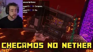CELLBIT E FOREVER COLOCAM O PLANO DO NETHER EM AÇÃO NO MINECRAFT QSMP
