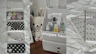 SHOPEE HAUL 📦 ✂︎ skincare, clothing, room decor