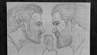How to draw Bahubali (PRABHAS) step by step |Tutorial| Realistic drawing of Bahubali |01| BAHUBALI |