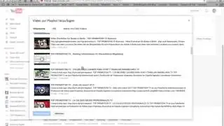 Tutorial - Youtube SEO - Anlegen einer Playlist in 2 Varianten