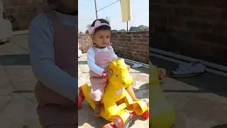 लकड़ी की काठी #viral  #trending #cutebaby #ashortaday #whatsappstatus