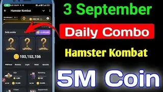 3 September Hamster Kombat daily Combo Cards Today