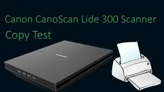 how to use canon lide 300 scanner copier