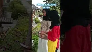 SAWAH KAKOENG RESTO. Sensasi makan ikan nyerok sendiri di kolam #kuliner #wisatakuliner #shorts