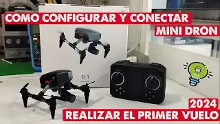 CONFIGURACION Y CONEXION DE MINIDRON (EXPLICACION DE TODOS LOS BOTONES DEL CONTROL) 2024