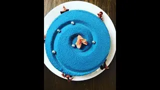 Как покрыть торт велюром