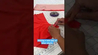 Adding more shorts to my workout wardrobe! Follow me for sewing tutorials and tips! #sewingclothes