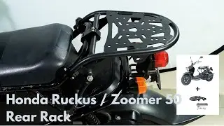 Honda Ruckus / Zoomer 50 Rear Rack Installation by Xitomer