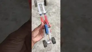Hydraulic car•#rccar #dcmotor #dcmotorcar #tech #car #shorts