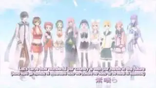 [Miku Rin Len Luka Kaito Meiko Gumi Iroha miki Gakupo] Heart Future (english & romaji subbed)
