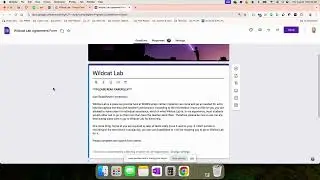 Wildcat Lab Form