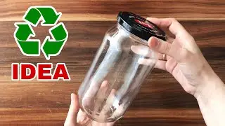Very Stylish Recycling with Glass Jar 🤩♻️