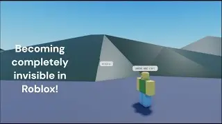 Becoming completely invisible in Roblox