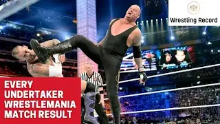 Every Undertaker WrestleMania Match Result