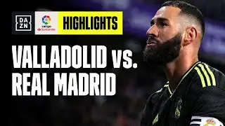 Doppio Benzema e il Real vola: Valladolid-Real Madrid 0-2 | LaLiga | DAZN Highlights