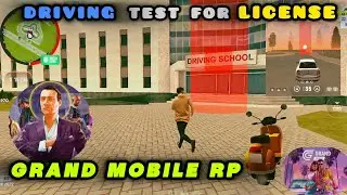 Driving Test for  Licence in GRAND MOBILE : RP RP LIFE SIMULATOR Game 