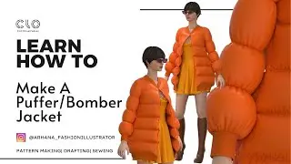CLO 3D Tutorial- Quilting/Bomber/Puffer Jacket
