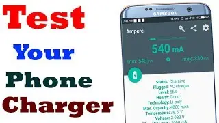 How to test  phone charger ampere🔥🔥ampere app review🔥🔥Check your phone charger🔋