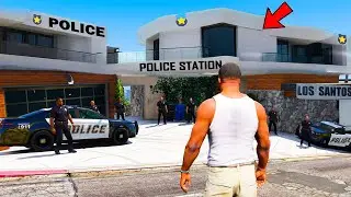 ПОЛИЦИЯ ФРАНКЛИННЫҢ ҮЙІН ТАРТЫП АЛЫП КӨШІП КЕЛДІ (GTA V)